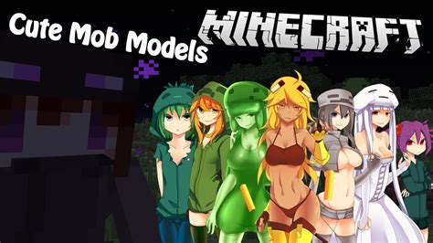 El Mod Mas Sexy Y Peligroso Yarr Cute Mob Models Mod Para Minecraft Y Youtube