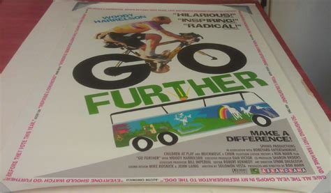 Go Further Movie Poster 1 Sided Original 27x40 Documentary Woody