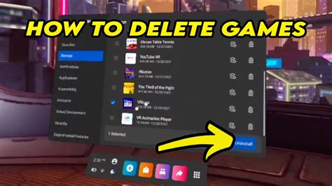 Oculus Quest 2 How To Delete Games And Apps Youtube