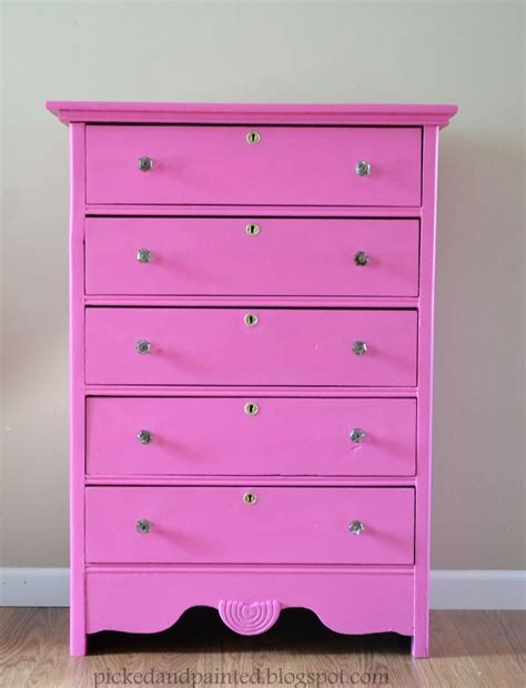 Two Dresser Makeovers Pink Furniture Dressers Makeover Shabby