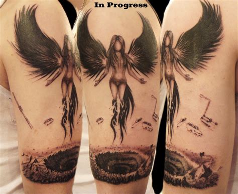 Dark Angel Tattoo Miguel Angel Custom Tattoo Artist