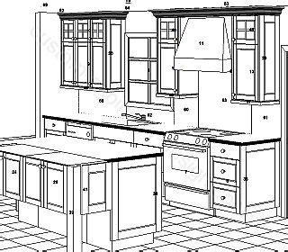 With massive symbols and great features in edraw floor plan software, you can have a desirable kitchen plan quite easily. Kitchen Cabinet Design Drawing
