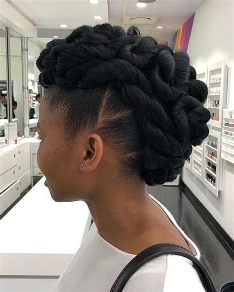 20 Beautiful Braided Updos For Black Women Braided Hairstyles Updo Natural Hair Styles Cool