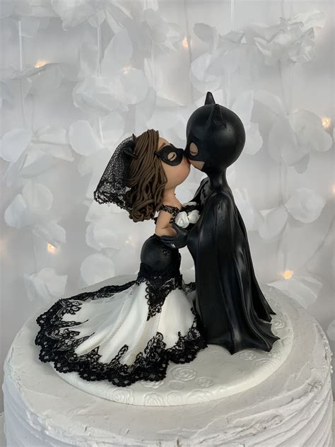 Batman And Catwoman Wedding Cake Topper