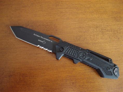 Boker Plus Kalashnikov Black Linerlock Aus 8 Folding Pocket Knife