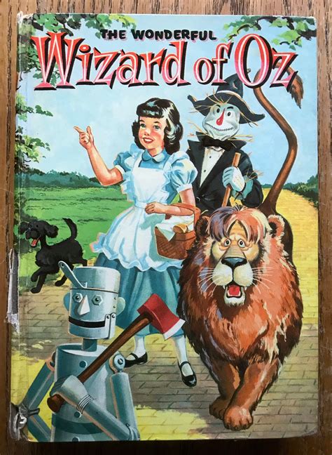 1957 The Wonderful Wizard Of Oz Whitman Publishing Hardback Etsy