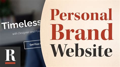 A Free Wordpress Theme For Building A Personal Brand On The Web Youtube