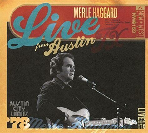 Merle Haggard Live From Austin Tx 78 2 Cd Brand Newstill