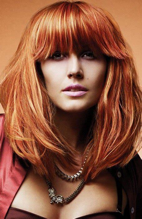 Any lighter brown and blonde shades look beautiful as highlights in brunette hair. 30 Hottest Red Hair Color Ideas to Try Now - The Trend Spotter