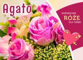 9 stycznia 5 lutego 14 listopada. Imieniny Agaty, Darmowe kartki dla Agaty, Życzenia i ...