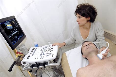 Neck Artery Ultrasound Scan Stock Image C0098333 Science Photo