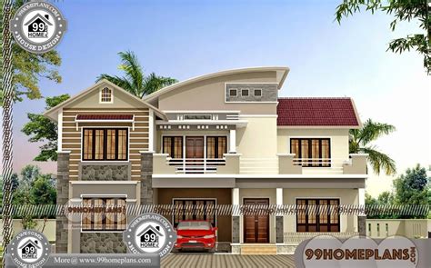 Beautiful House Front Elevation Plans Modern Two Storey House Design