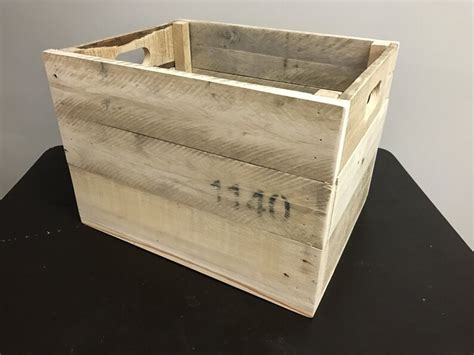 Recycled Pallet Crate Etsy