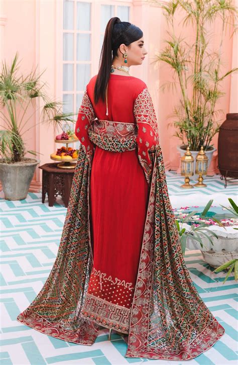 Luxury Embroidered Pakistani Red Bridal Dresses Indian Etsy