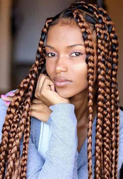 40 Jumbo Braids Hairstyles For A Cool Look Hairdo Hairstyle