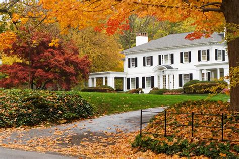 729396 Houses Seasons Autumn Foliage Mansion Rare Gallery Hd