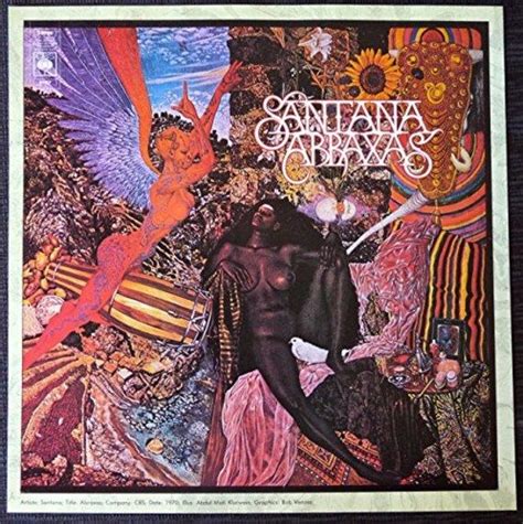 Santana Abraxas Vintage Album Cover Poster Etsy Album Cover Art