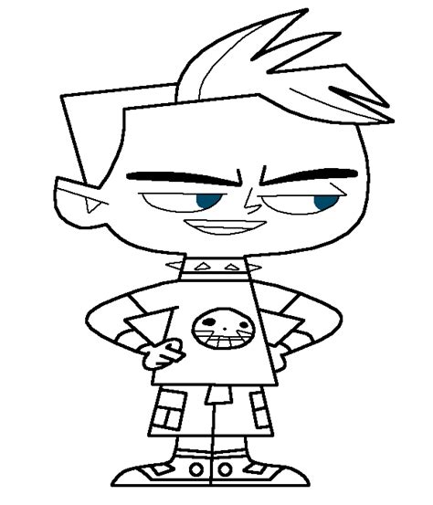 Total Drama Coloring Pages Ellody Xcolorings Com