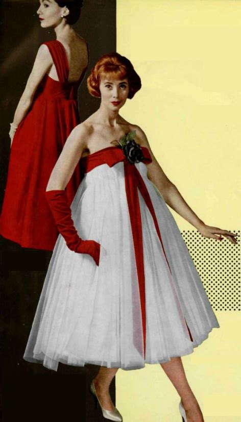 1958 Dress Vintage Dresses Teen Skirts Retro Fashion