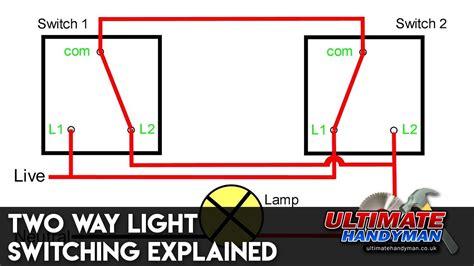 How To Wire A 2 Way Light Switch Uk