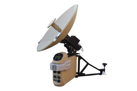 Battlefield Communications Satellite Terminal At 125kgs From Vislink