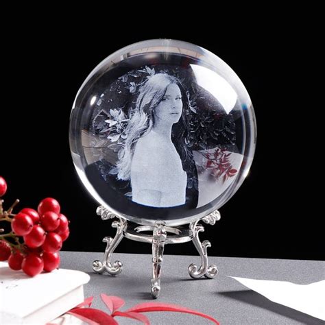 Engraved Crystal Balls Personalised Your Ts