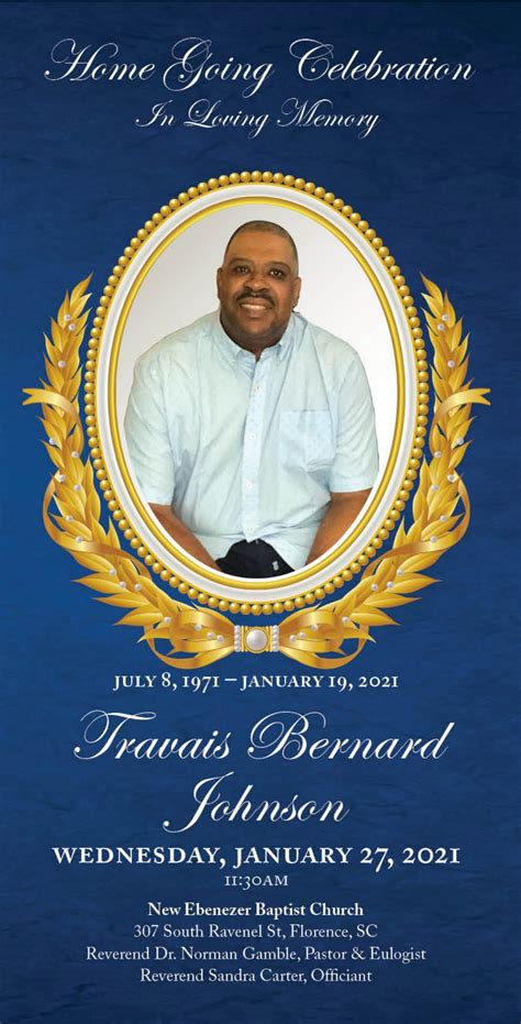 Travais Bernard Johnson Memorial Program