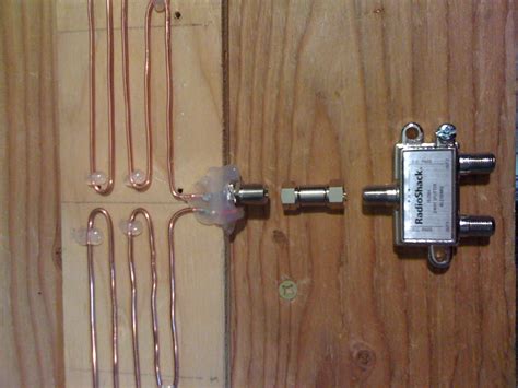 You should be using copper round make sure that you check the reception of your television to see if there is a difference. Pin on homemade TV Antennas