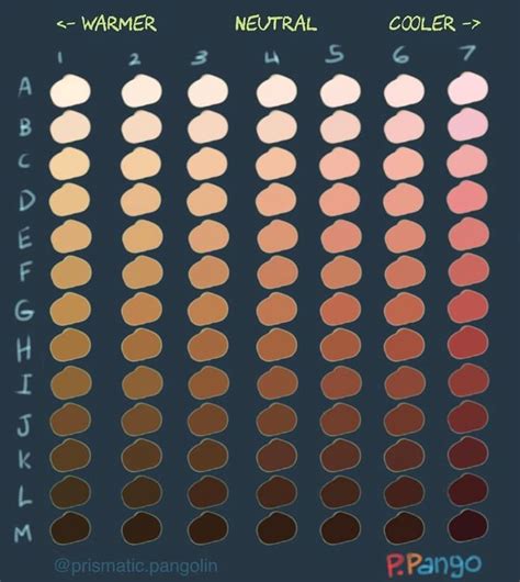 Pin By Kazukia Sonozaki On Pallets In 2020 Palette Art Skin Color