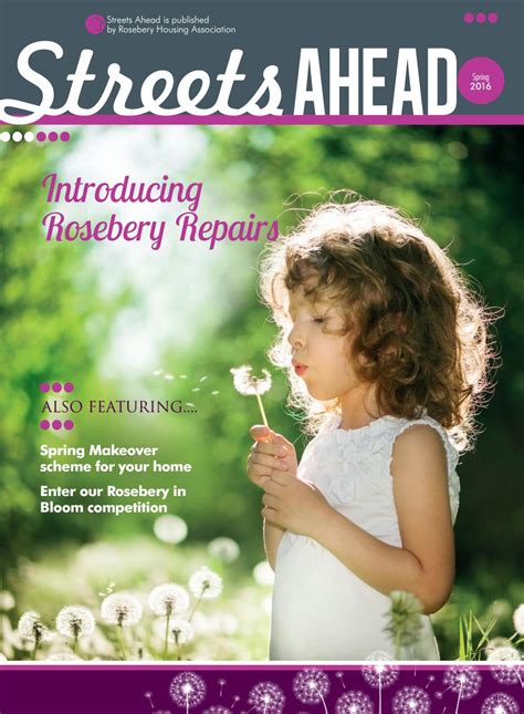 Streets Ahead Spring 2016 By Rosebery Housing Association Issuu