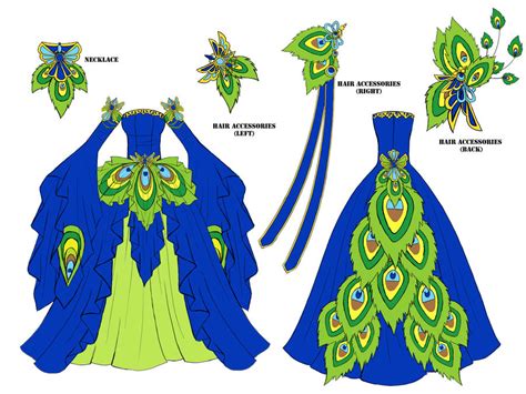Peacock Dress Design By Eranthe On Deviantart