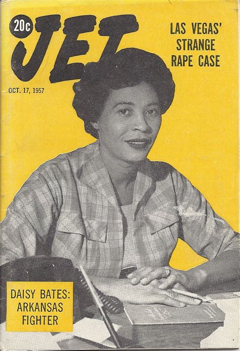 Oct 17 1957 Jet Magazine Vol 12 24 Daisy Bates Ebony Magazine Cover Jet Magazine Ebony