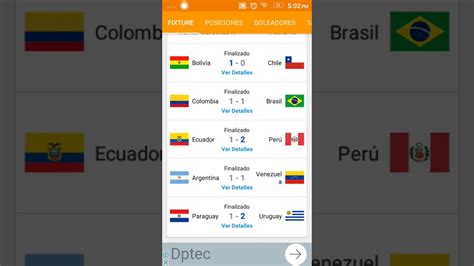 * huso horario local de su dispositivo. Resultados y Tabla de Posiciones fecha 16 Eliminatorias Sudamericanas | Rusia 2018 - YouTube