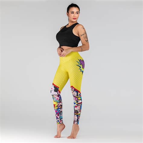 Sexy High Waist 3d Printing Leggings Women Push Up Skinny Stretch Polyester Legins Fitness