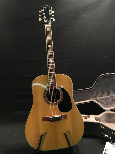 Vintage Epiphone Model 6830e Acoustic Guitar Made In Japan Serial Number 135394 Comes With