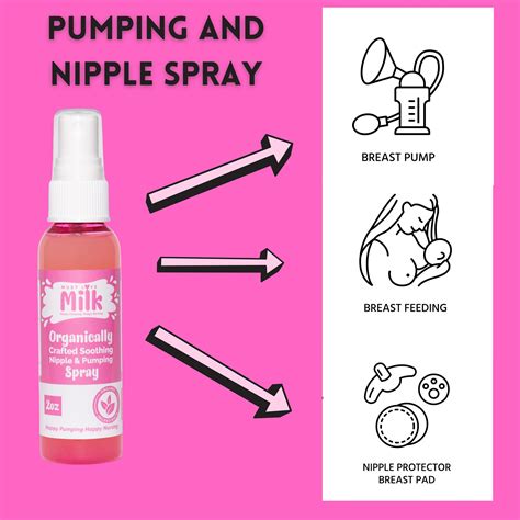 Mustlovemilk Organic Breast Pumping And Nipple Spray Newborn Etsy