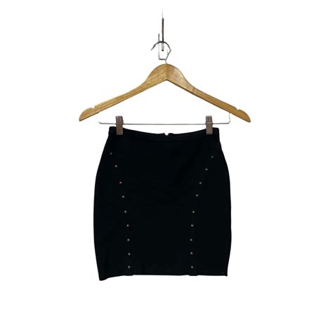 Guess Womens Size S Mini Skirt Black S