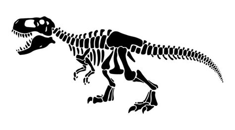 T Rex Dinosaur Outline Clipart