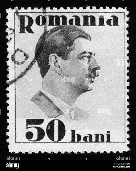 Stamp Print In Romania King Carol Ii Stock Photo Alamy