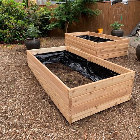 Cedar Raised Garden Beds Hedgehog Home Services Llc