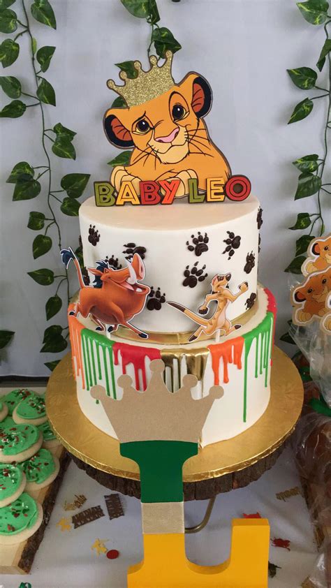 Lion King 1st Birthday Cake