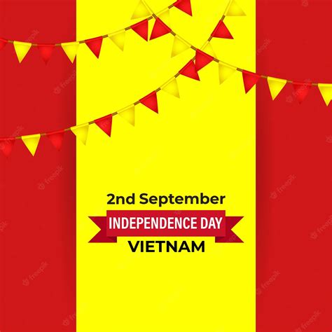 Ilustración Vectorial Para El Día De La Independencia De Vietnam El 2