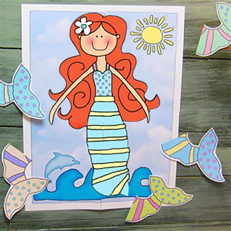 Printable Mermaid Game Parties And Patterns Downloads