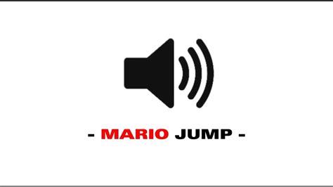 Mario Jump Sound Effect Youtube