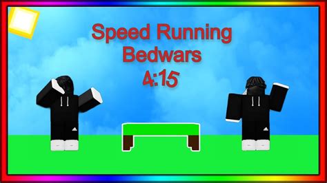 Speed Running My Bedwars Game Roblox Youtube