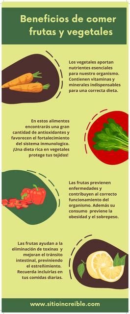 Beneficios De Comer Frutas Y Vegetales Maryuri C Rdova Udocz