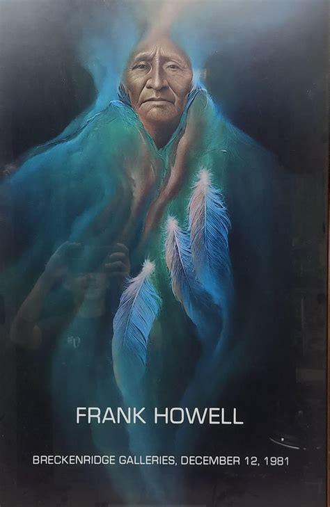 Lot 1981 Frank Howell Gallery Poster In Copper Frame