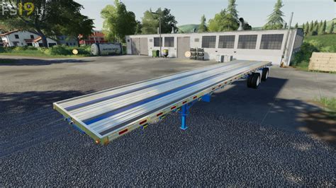 Transcraft Eagle Flatbed Trailer V 10 Fs19 Mods Farming Simulator