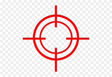 Sniper Clipart Aim Target Crosshairs Vector Free Transparent PNG