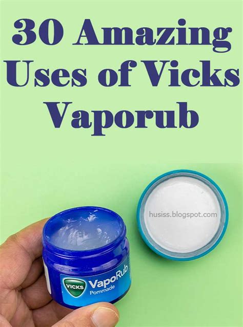 30 Amazing Uses Of Vicks Vaporub